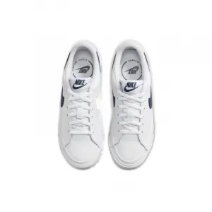 Chlapčenská rekreačná obuv NIKE Court Legacy white midnight navy