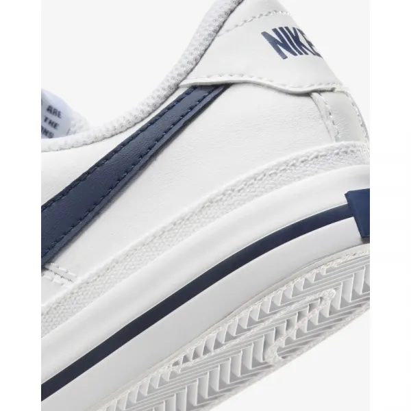 Chlapčenská rekreačná obuv NIKE Court Legacy white midnight navy