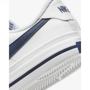 Chlapčenská rekreačná obuv NIKE Court Legacy white midnight navy