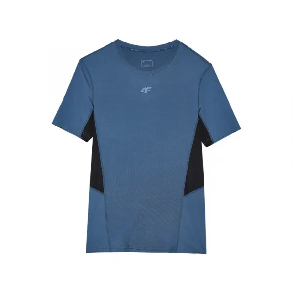 Pánske tréningové tričko s krátkym rukávom 4F TSHIRT FNK-WSS24TFTSM600-31S-NAVY