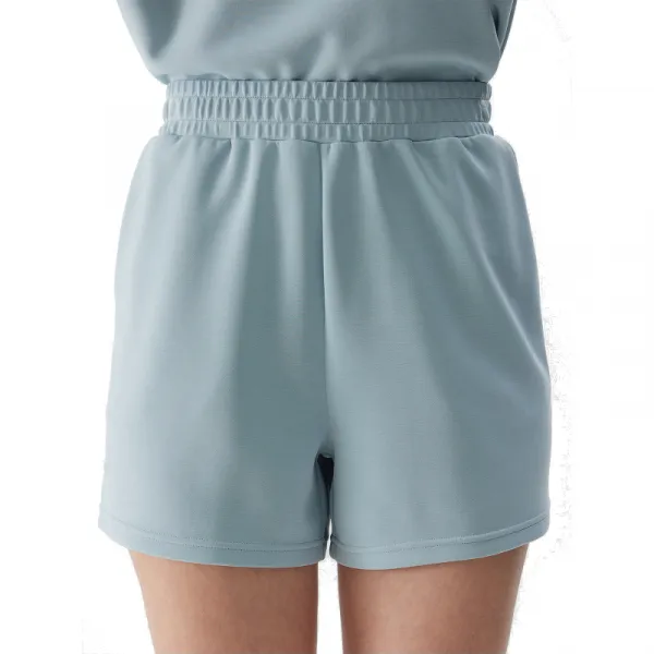 Dámske teplákové kraťasy 4F SHORTS CAS-WSS24TSHOF324-34S-LIGHT BLUE