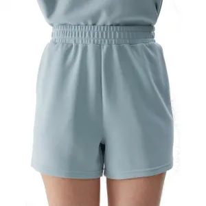 Dámske teplákové kraťasy 4F SHORTS CAS-WSS24TSHOF324-34S-LIGHT BLUE