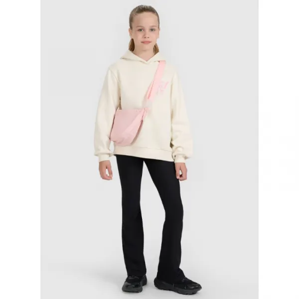 Dievčenské nohavice 4F JUNIOR TROUSERS CAS F1393-4FJWAW25TTROF1393-20S-DEEP BLACK