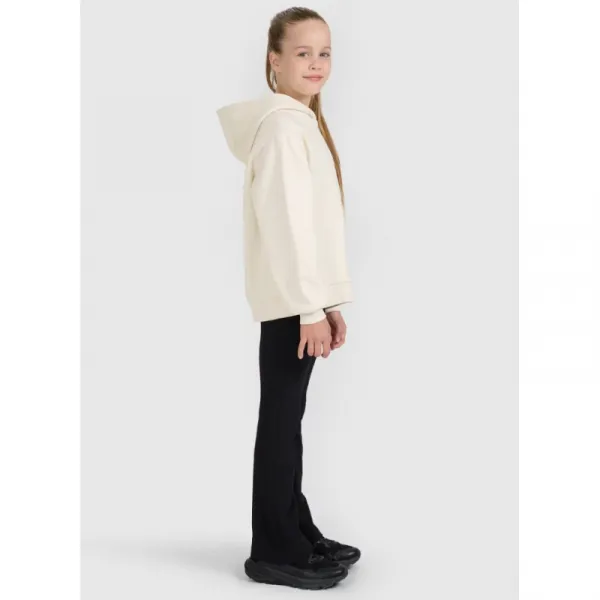 Dievčenské nohavice 4F JUNIOR TROUSERS CAS F1393-4FJWAW25TTROF1393-20S-DEEP BLACK