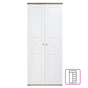 Šatníková skriňa TEINA SZF2D006 Tempo Kondela