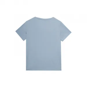 Dámske tričko s krátkym rukávom s v-výstrihom 4F TSHIRT-WSS24TTSHF1162-34S-LIGHT BLUE