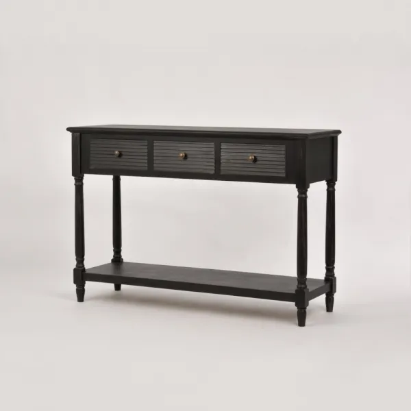 LivinHill Konzolový stolek Livorno 120 cm černý