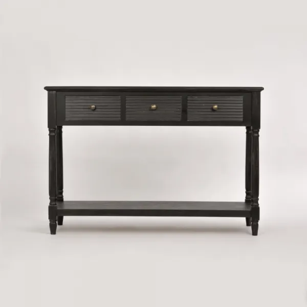 LivinHill Konzolový stolek Livorno 120 cm černý