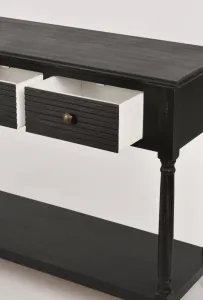 LivinHill Konzolový stolek Livorno 120 cm černý