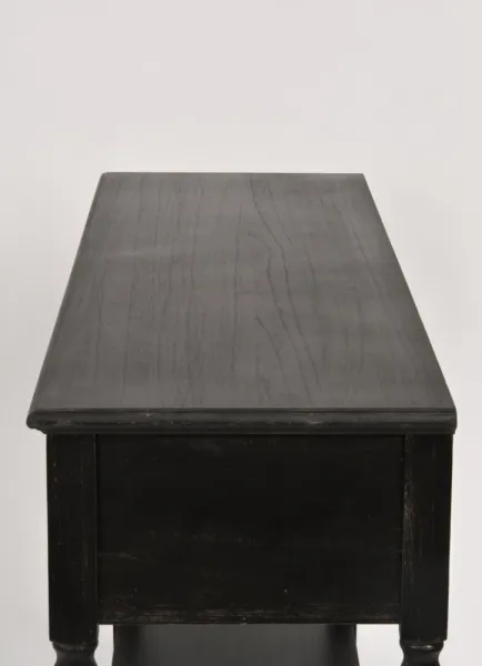 LivinHill Konzolový stolek Livorno 120 cm černý