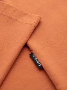 Originálne tričko s krátkym rukávom pre mužov oranžové