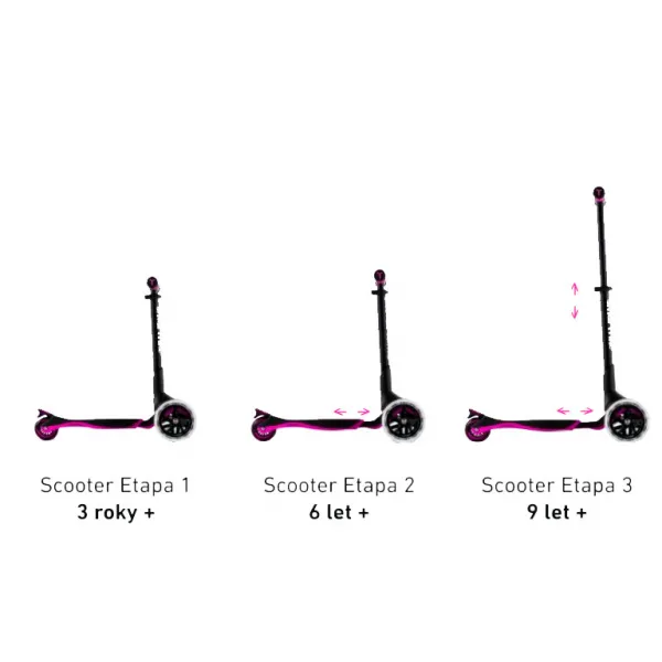 Xtend Scooter pink – kolobežka
