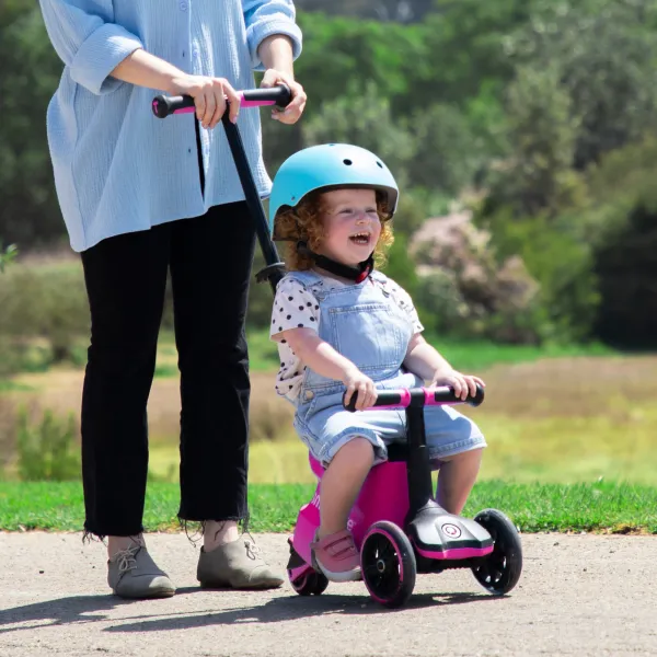 Xtend Scooter Ride-on pink – multifunkčná kolobežka