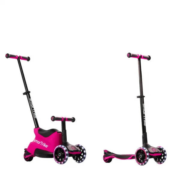 Xtend Scooter Ride-on pink – multifunkčná kolobežka