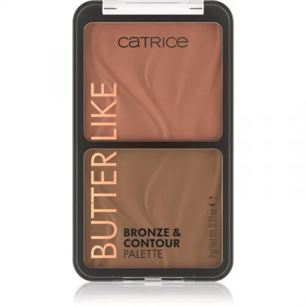 Catrice Butter Like Bronze & Contour kontúrovacia paletka na tvár s bronzerom odtieň 020 Shape It My Way 9 g