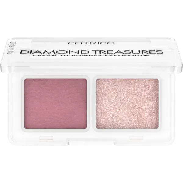 Catrice Diamond Treasures duo očné tiene odtieň 020 Fairy Dust 2.8 g