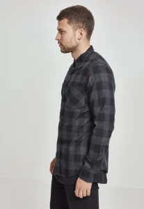 Plaid flannel shirt blk/cha