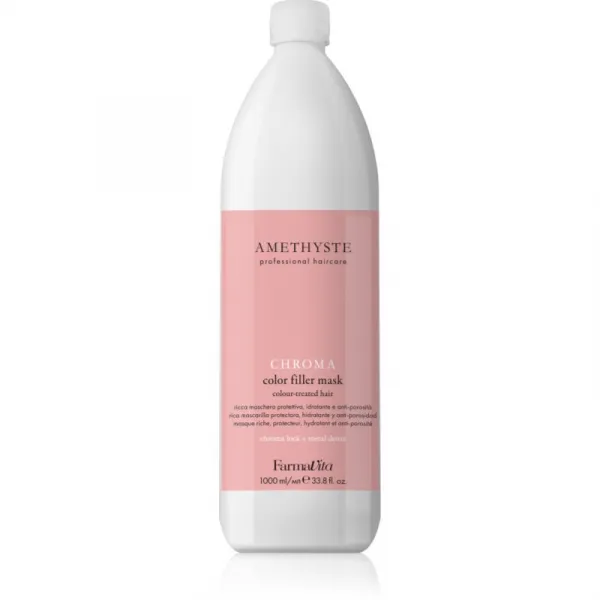 FarmaVita Amethyste Chroma výživná regeneračná maska pre farbené vlasy 1000 ml