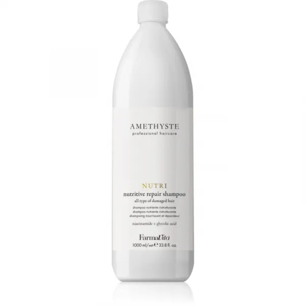 FarmaVita Amethyste Nutri posilňujúci šampón pre poškodené vlasy 1000 ml