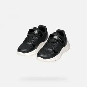 Black Girls Geox Loftus Sneakers - Girls