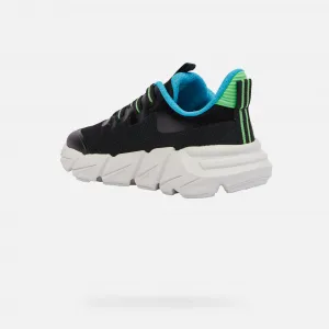 Black Boys' Geox Fast Sneakers - Boys