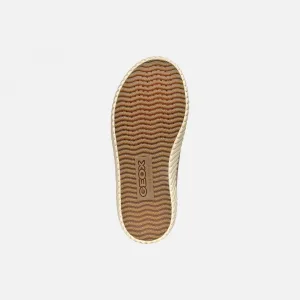 Beige Geox Mirroless Girls' Sneakers - Girls