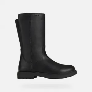 Black Girls Winter Boots Geox Eclair - Girls