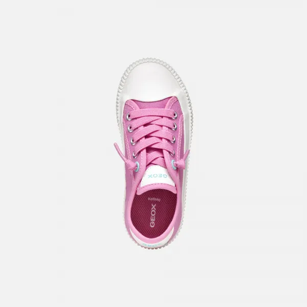Pink Girls Sneakers Geox Tippeste - Girls