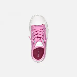 Pink Girls Sneakers Geox Tippeste - Girls
