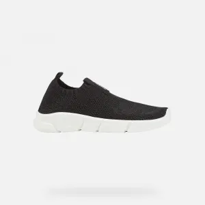 Black Girls Sneakers Geox Aril - Girls