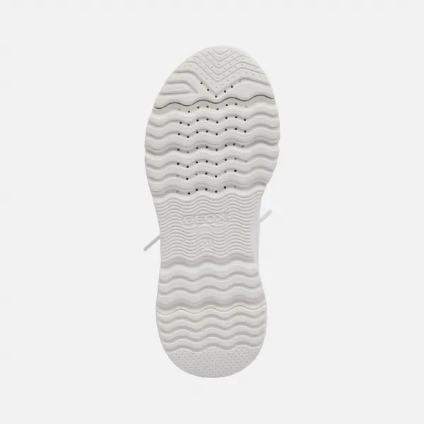 White Girls Sneakers Geox Loftus - Girls