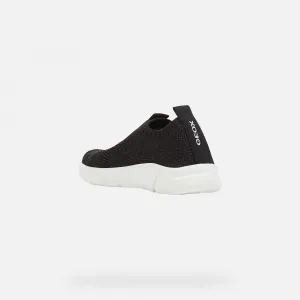 Black Girls Sneakers Geox Aril - Girls