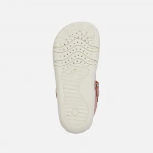 Old Pink Girls' Barefoot Sneakers with Open Instep Geox Steppieu - Girls