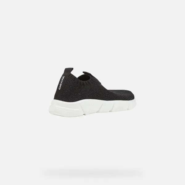 Black Girls Sneakers Geox Aril - Girls