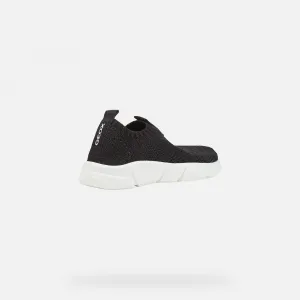 Black Girls Sneakers Geox Aril - Girls