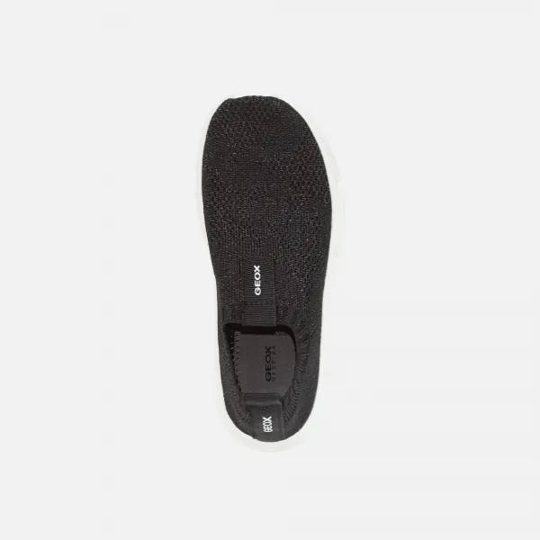 Black Girls Sneakers Geox Aril - Girls