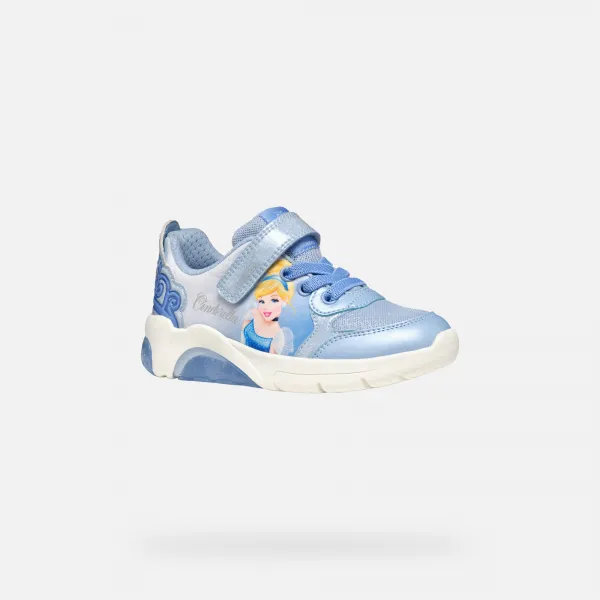 Blue Girls Geox Fadinlight Sneakers - Girls