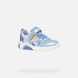 Blue Girls Geox Fadinlight Sneakers - Girls