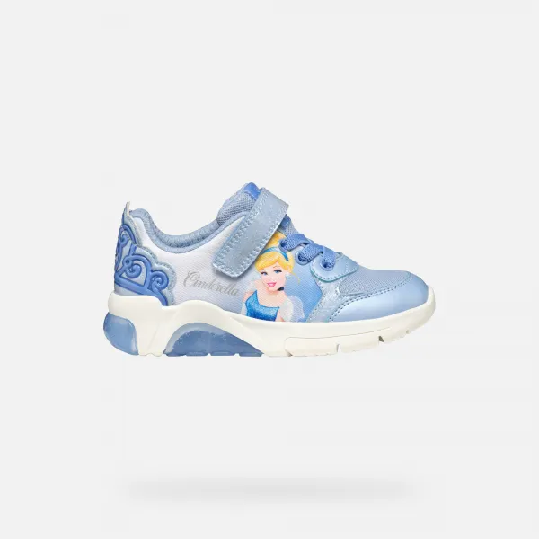 Blue Girls Geox Fadinlight Sneakers - Girls