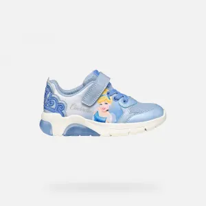Blue Girls Geox Fadinlight Sneakers - Girls