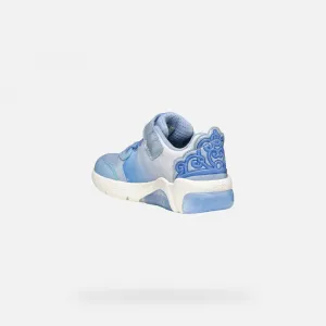 Blue Girls Geox Fadinlight Sneakers - Girls