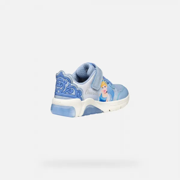 Blue Girls Geox Fadinlight Sneakers - Girls