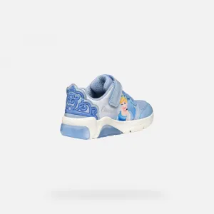 Blue Girls Geox Fadinlight Sneakers - Girls