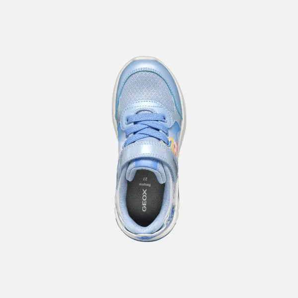 Blue Girls Geox Fadinlight Sneakers - Girls
