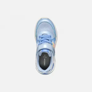 Blue Girls Geox Fadinlight Sneakers - Girls