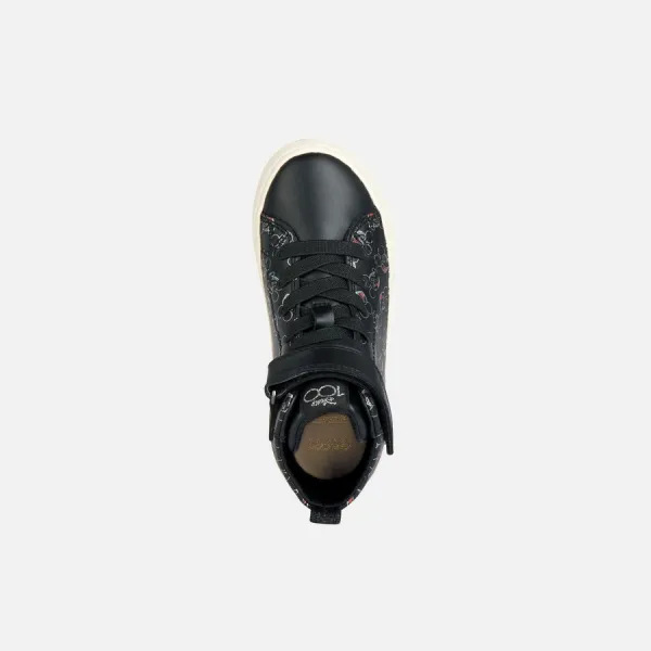 Black Girls Geox Kalispera Sneakers - Girls