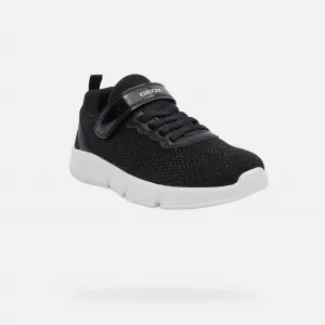 Black Girls Sneakers Geox Aril - Girls