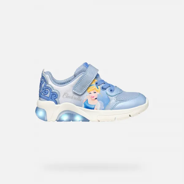 Blue Girls Geox Fadinlight Sneakers - Girls