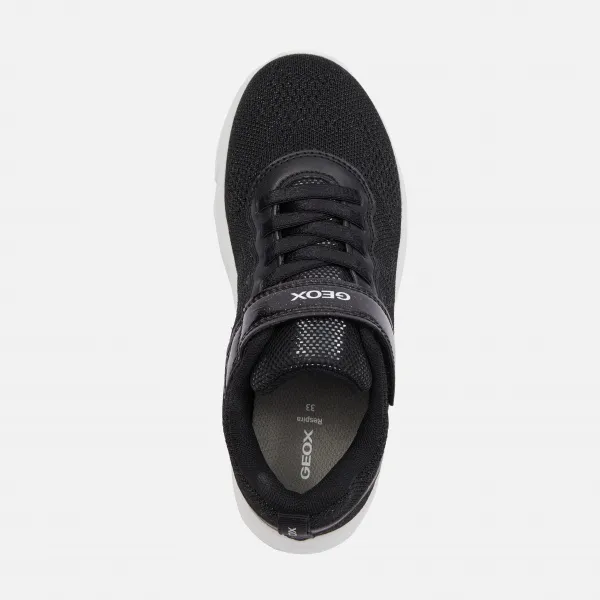 Black Girls Sneakers Geox Aril - Girls