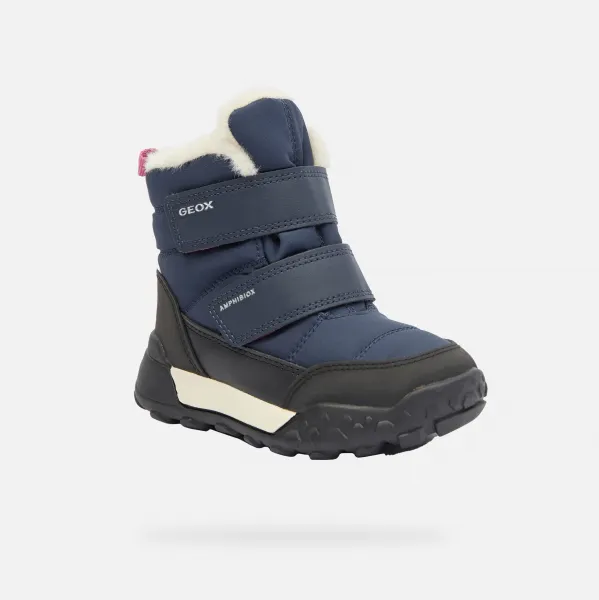 Geox J TREKKYUP GIRL B AB , tmavo modrá, veľkosť